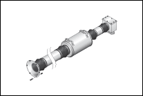 Single Weber Carb. using 8" In-Line Super Flow Filter